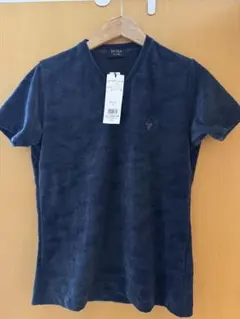 EPOCA UOMO Vネック Tシャツ 迷彩柄 ネイビーのサムネイル