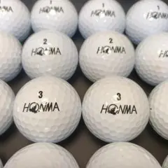 【特価】【良品】ホンマD1 24球 (ホワイト) ロストボール ゴルフボール
