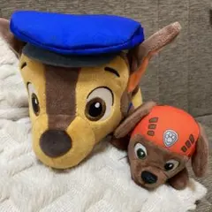 パウ・パトロール チェイス約30センチ　ズーマ約14センチ