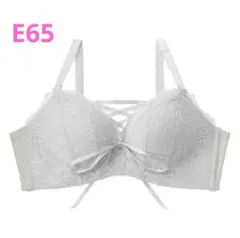 【エメフィール】 レースアップ ノンワイヤー 超盛ブラ 単品ブラジャー