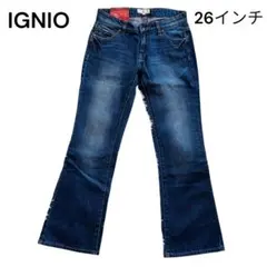 IGNIOブーツカットジーンズ26インチウエスト66㎝のサムネイル