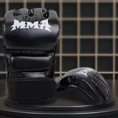 MMA オープンフィンガー 総合格闘技 グローブ 柔術 レザー ma1 - メルカリ