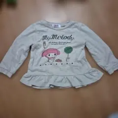 マイメロディ 長袖カットソー フリル裾
