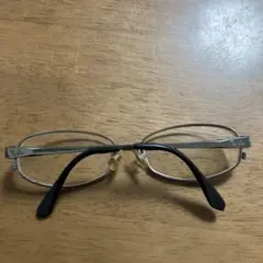 Ray-Ban シルバー メタルフレーム メガネ度あり