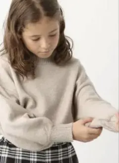 グローバルワーク　フワフワHug meスタンドネック　140cm