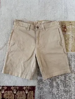 メンズ チノショートパンツ ベージュのサムネイル