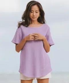 【特別SALE】ベイフロー bayflow Tシャツ ワッフル ホワイト