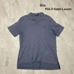 90s ポロ ラルフローレン ポロシャツ 半袖 開襟 ストリート アメカジ