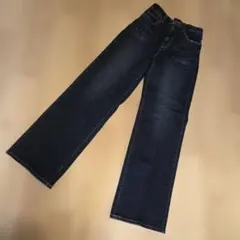 ワイドデニムパンツ s