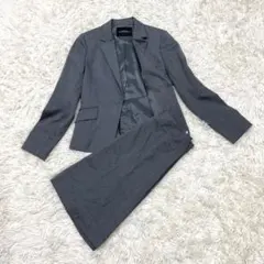 美品　グリーンレーベルリラクシング　スカートスーツ　上36 下38 グレー