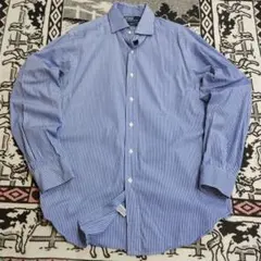 USA古着　90s00s Polo Ralph Laurenストライプ長袖シャツ