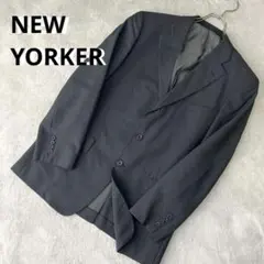 ニューヨーカー【M】モヘア混テーラードジャケット ダークグレー フォーマル