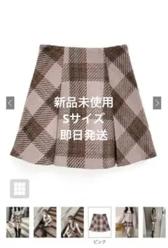 GRL インパン裏地付きツイードチェックミニスカート［tu1441］