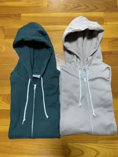 ジップアップパーカー 古着