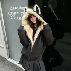 半額+値下げ中〜 フードファーモードロングコート (Otte) - メルカリ