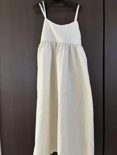 アベイル ジャガードキャミワンピース　アイボリー