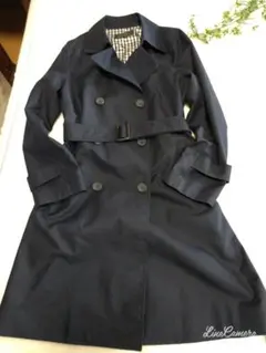 ネイビー トレンチコート