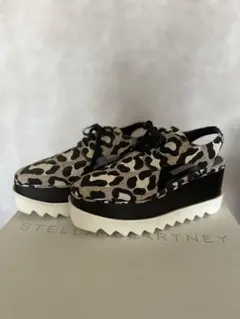 〈新品〉ステラマッカートニー エリス プラットフォーム サンダル ヒョウ柄 37のサムネイル