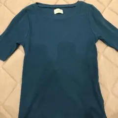 Ungrind 青 半袖Tシャツ　バックオープン