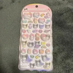 マイメロ クロミ サンリオ コットンパフィーシール