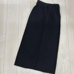 ブラックリブタイトスカート タイトスカート　スリット入り