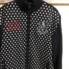 FILA フィラ フルジップ セーター アウター メンズ size M ネイビー