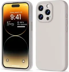 SIKUOH iPhone 15 pro ケース 対応液体シリコン [耐衝撃]