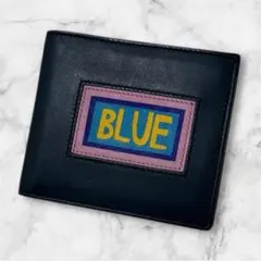 FENDI フェンディ 二つ折り財布 美品ネイビー レッド イエロー 限定