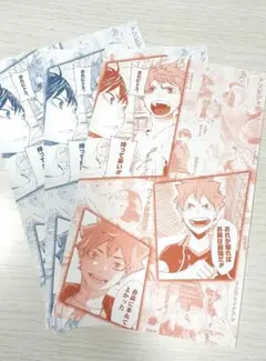 ハイキュー!! 日向翔陽 影山飛雄 はがき ポスター ポストカード カード