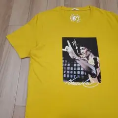 美品 ジーユーxブルース・リー 死亡遊戯 プリント Tシャツ