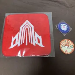 NECレッドロケッツ　タオル、バッジ、シール3点セット