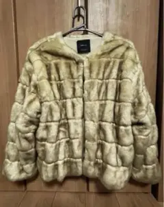 【値下げ】　ZARA ファージャケット　ブルゾン　Mサイズ