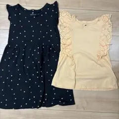 H&M 女の子　夏服2枚セット