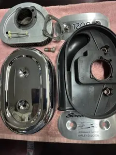 ハーレー ショベル1200 エアクリーナー K&N メンテナンスキット付