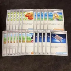 なかよしポフィン、リーリエの決心、ヒカリ、夜のタンカ 汎用カード 24枚セット