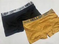 HELLO ボクサーパンツ 3色セット 8枚