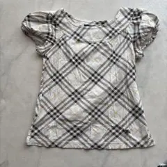 BURBERRY BLUE LABEL 半袖Tシャツ チェック柄 38