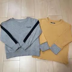 ELFIN DOLL グレー イエロー トレーナー 120