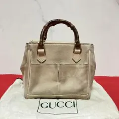 ママン2121　GUCCI グッチ バンブーハンドル バッグ ベージュ ママン2121様専用 GUCCI グッチ バンブーハンドル バッグ ベージュ