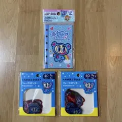 エンジェルブルー　6穴シール帳　フレークステッカー　セット