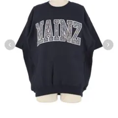 coca スウェットライク半袖Tシャツ ネイビー