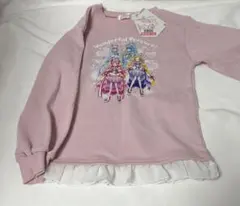 わんだふるプリキュア　フリル長袖Tシャツ　120 保育園着　ロンT