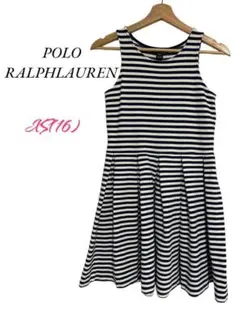 POLO RALPH LAUREN【美品】袖なしワンピース　ボーダー　160