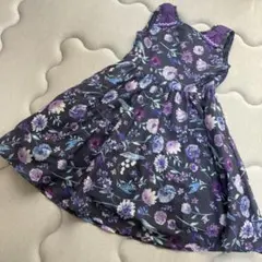 ANNA SUI mini ノースリーブ ワンピース 120cm - メルカリ