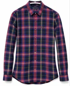 FRED PERRY チェック柄　長袖シャツ XS