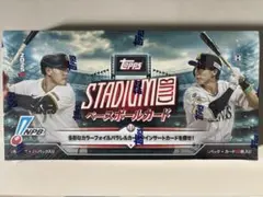 Topps Stadium ベースボールカード　新品未開封シュリンク付き2box 2024 TOPPS NPB スタジアムクラブ ベースボールカード シュリンク付き