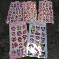 ⑤キャラクターシール ご褒美シール ぷくぷくシール サンリオ系