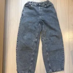 GU デニム バレルレッグ　150サイズ