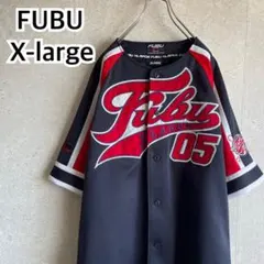 B系、bboy］FUBU フットボールシャツ 05 レッド XXL - メルカリ