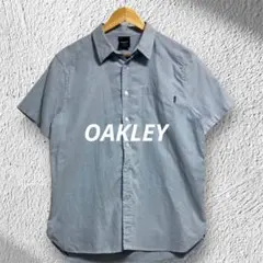 Oakley オークリー 半袖オックスフォードシャツ L 水色 ライトブルーのサムネイル